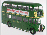 LONDON TRANSPORT AEC REGENT RT BUS 1-43 SCALE MODEL BUS PD087